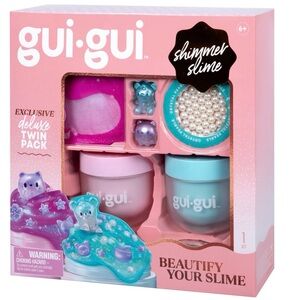 Shimmer Slime Twin Pack – Pink & Aqua Creative Play Set